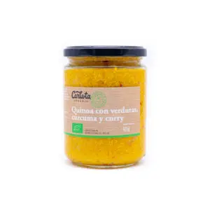 Quinoa con verduras, cúrcuma y curry 425g