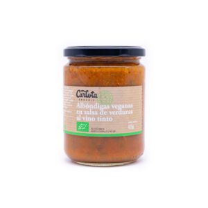 Albóndigas veganas en salsa de verduras y vino tinto 425g