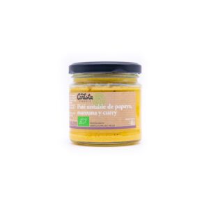Paté untable de papaya, manzana y curry 180g